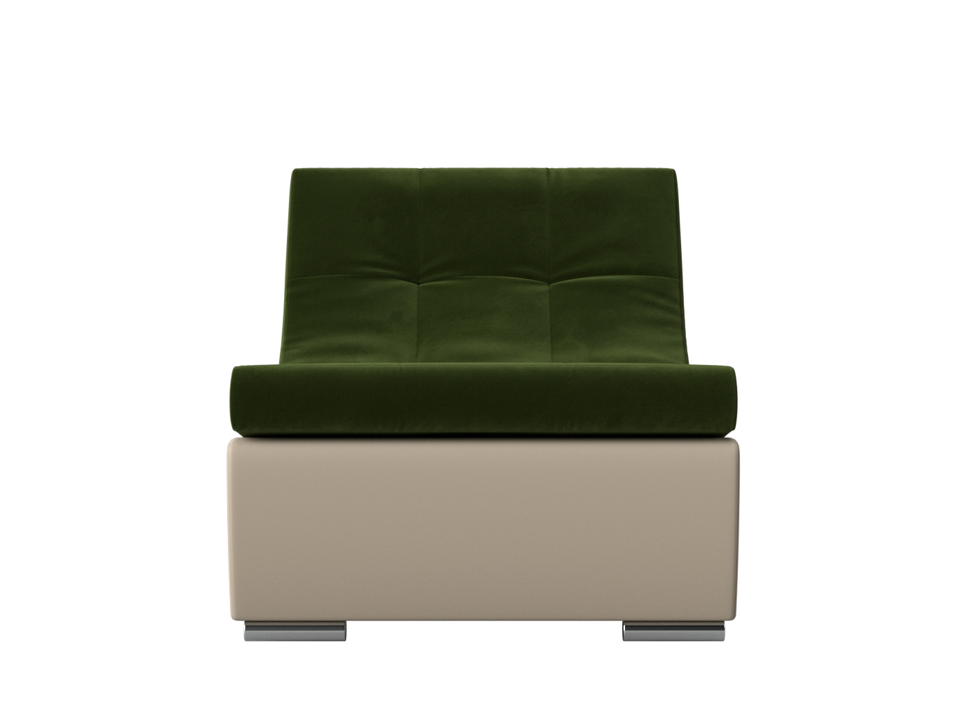 Модуль Монреаль кресло (Зеленый\Бежевый)