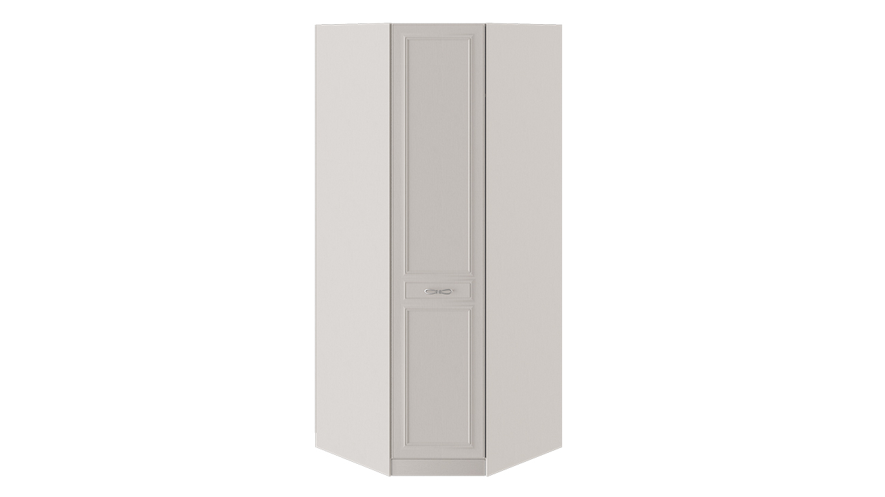 Шкаф угловой с 1 глухой дверью левый с опорой «Сабрина» СМ-307.07.030-01L