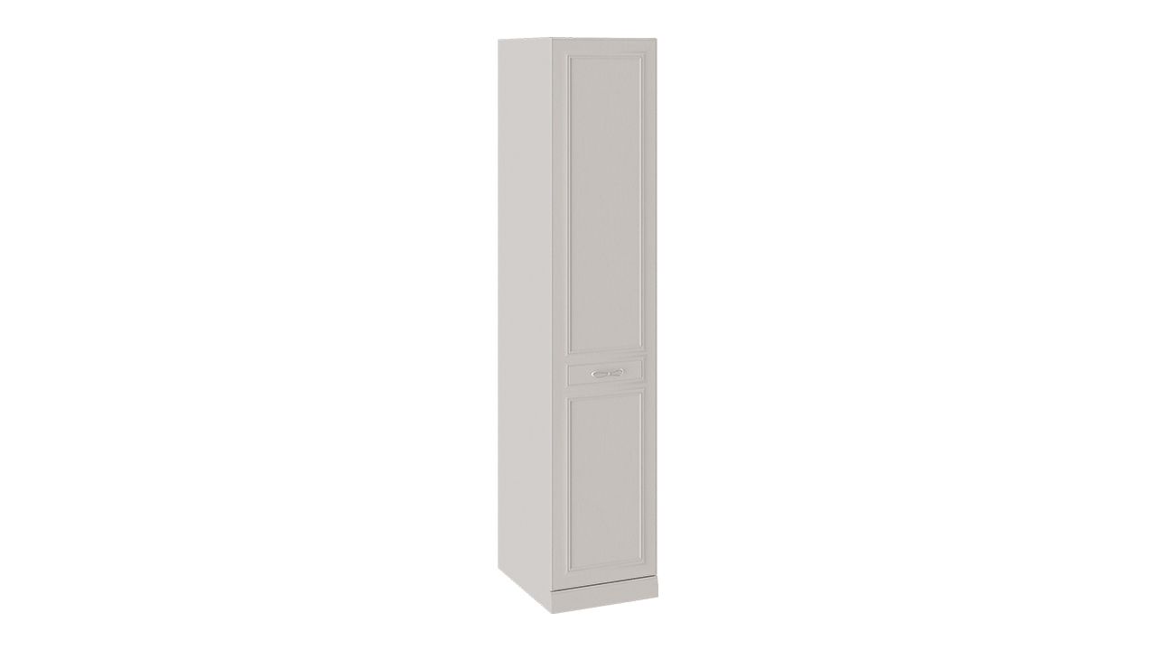 Шкаф для белья с 1 глухой дверью левый с опорой «Сабрина» СМ-307.07.210-01L