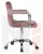 Офисное кресло для персонала DOBRIN TERRY (пудрово-розовый велюр (MJ9-32))