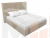 Интерьерная кровать Аура 160 (Бежевый)
