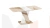 Стол обеденный раздвижной Люксембург Тип 3  Дуб Крафт золотой, Белый