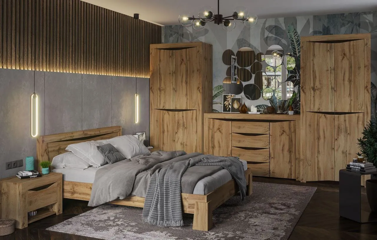 Спальный гарнитур Паола вариант 1