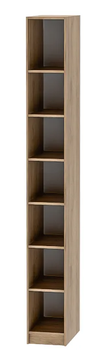 Стеллаж (450)  Иннэс - 7 Дуб Крафт Золотой