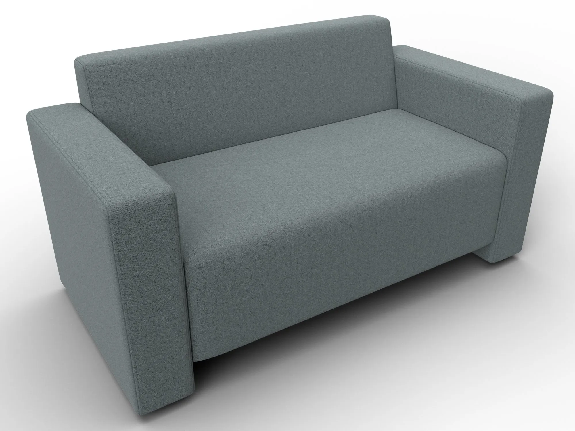 Диван прямой Лига-093 ( Амур 07 серый )