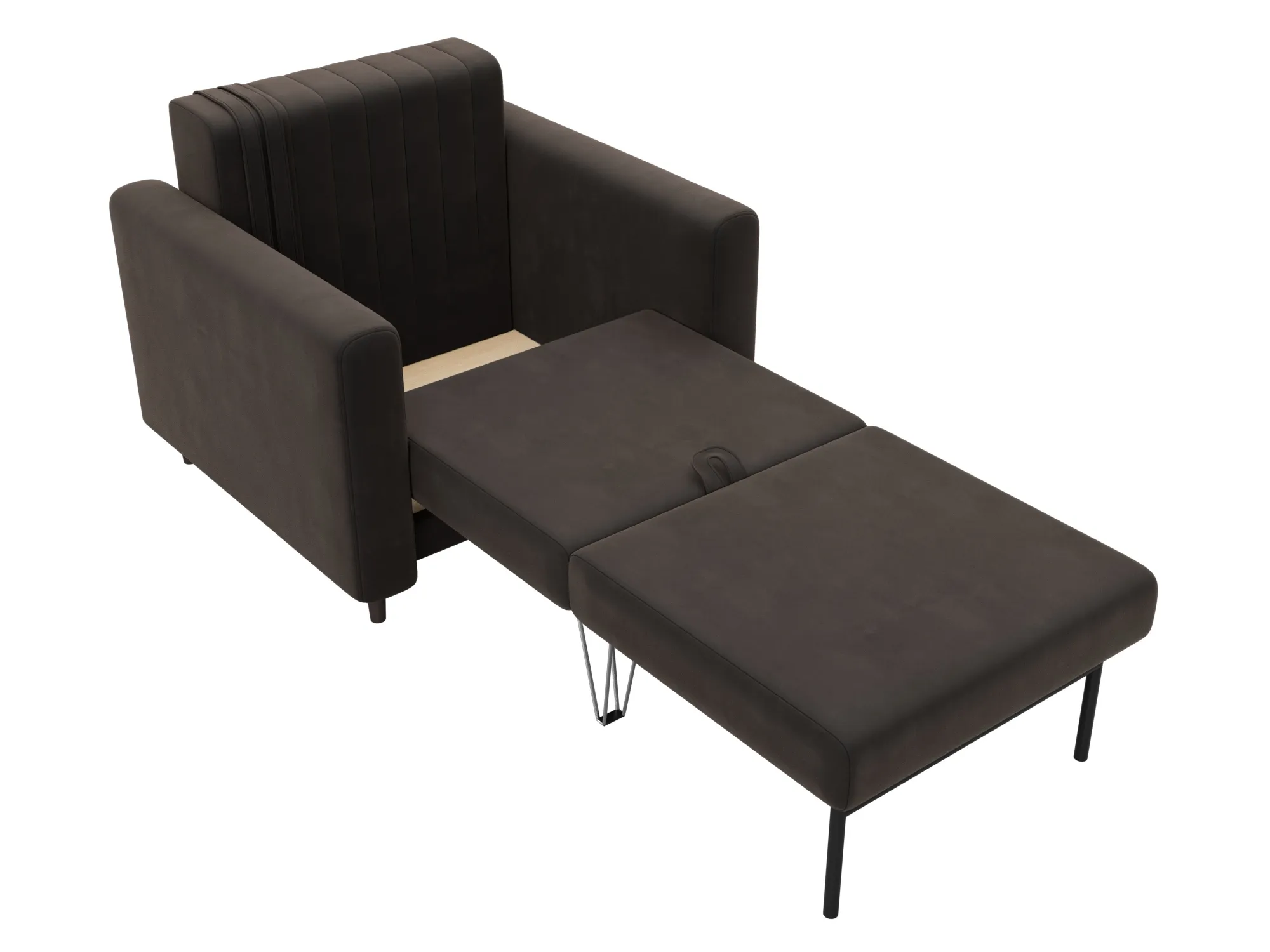 Кресло Лига-070 ( SEVEN 727 коричневый )