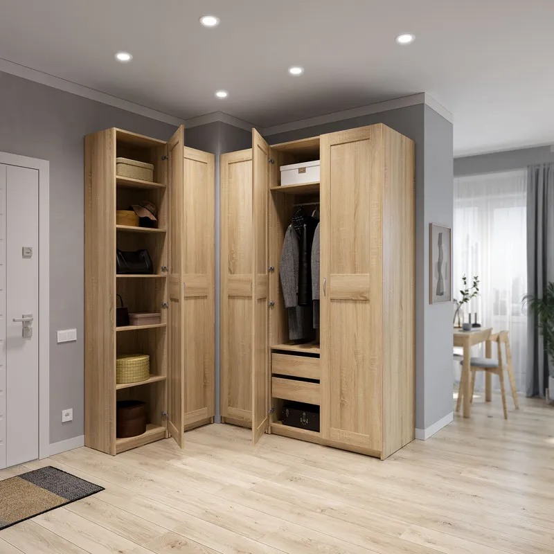 2.06.01.050.3 МАКС шкаф 2 двери 100х61х233 сонома RU