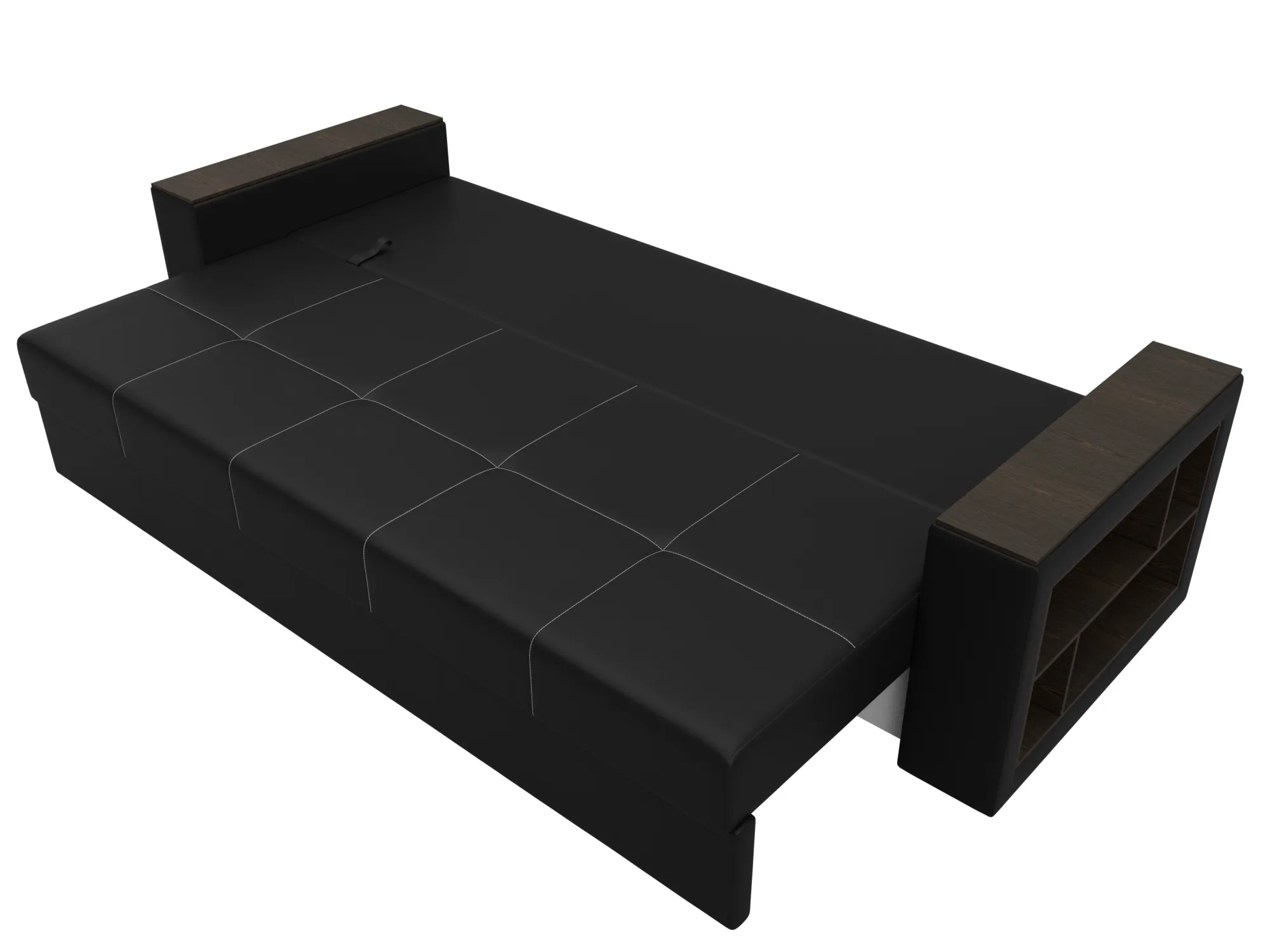 Диван прямой Дубай Лайт ( Черный )