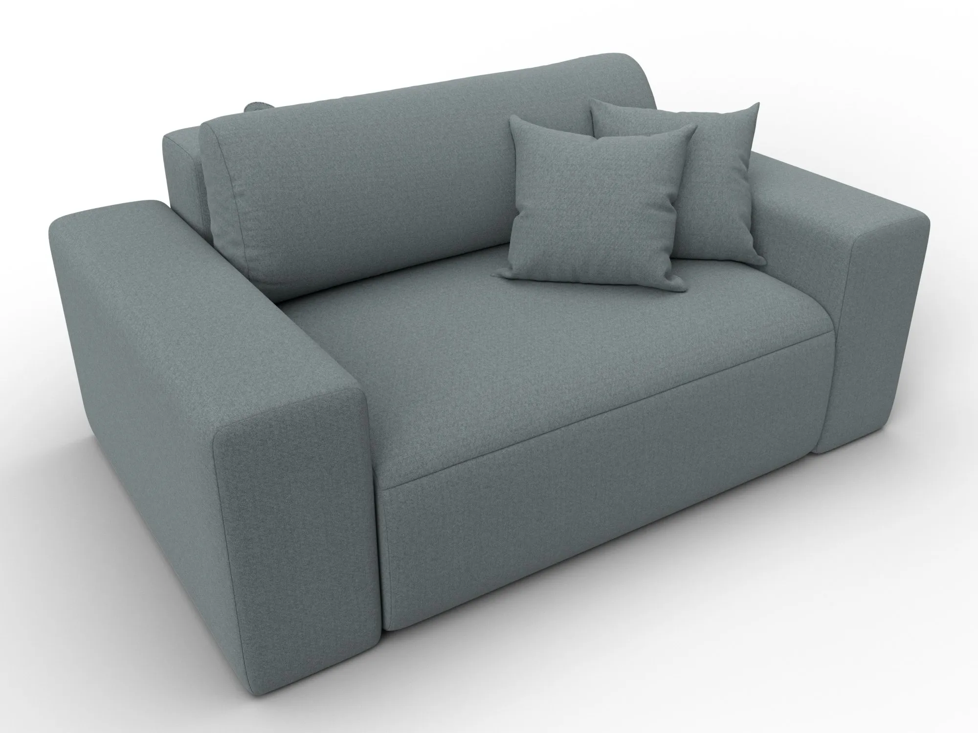 Кресло Лига-036 НПБ ( Амур серый )