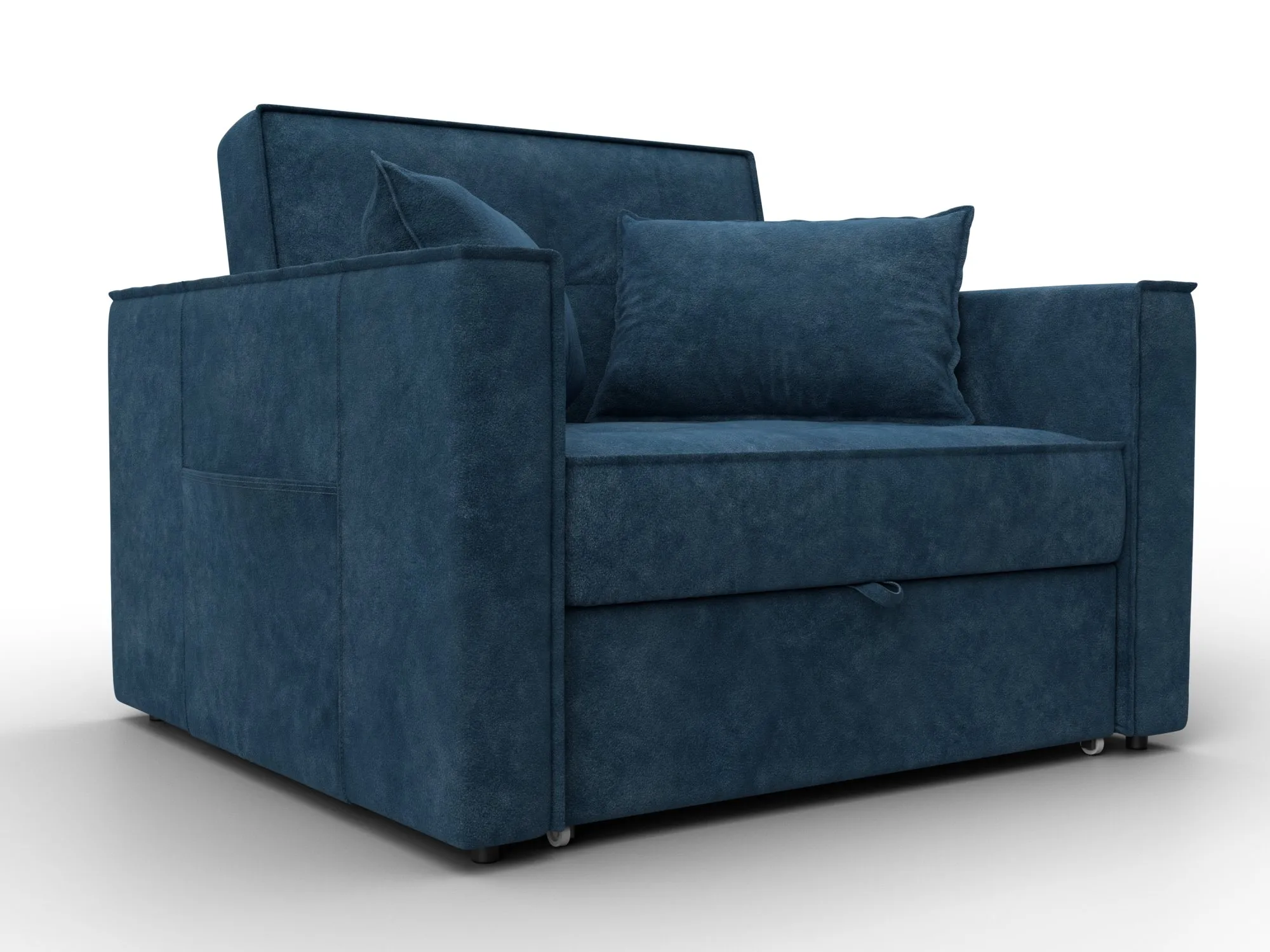 Кресло-кровать Лига-104 (80) ( BRUT 11 синий )