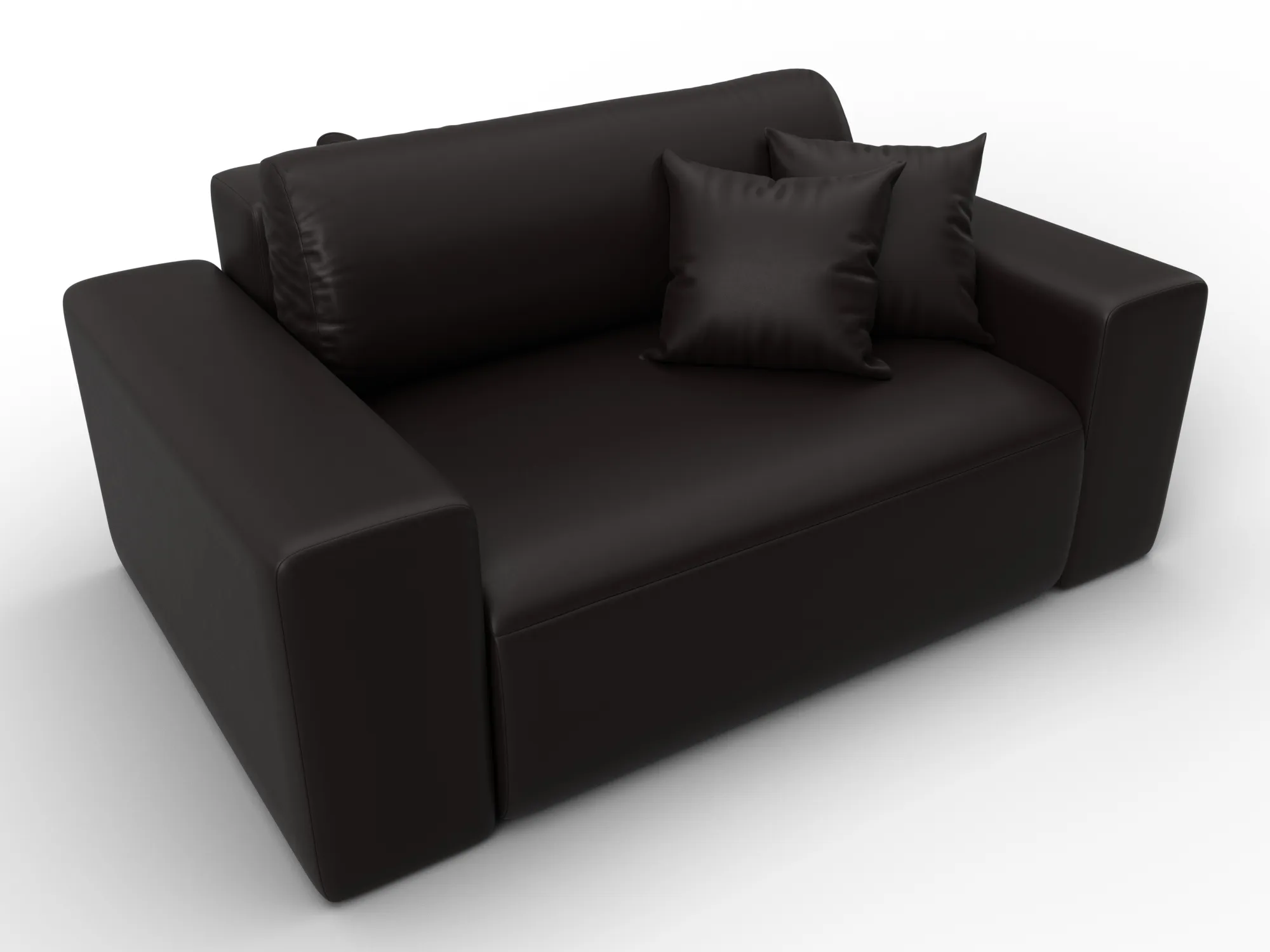 Кресло Лига-036 НПБ ( GRIFON 12 коричневый )