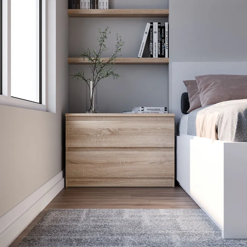 2.05.02.020.3 МАЛЬТА комод 2 ящика 80х54 сонома RU