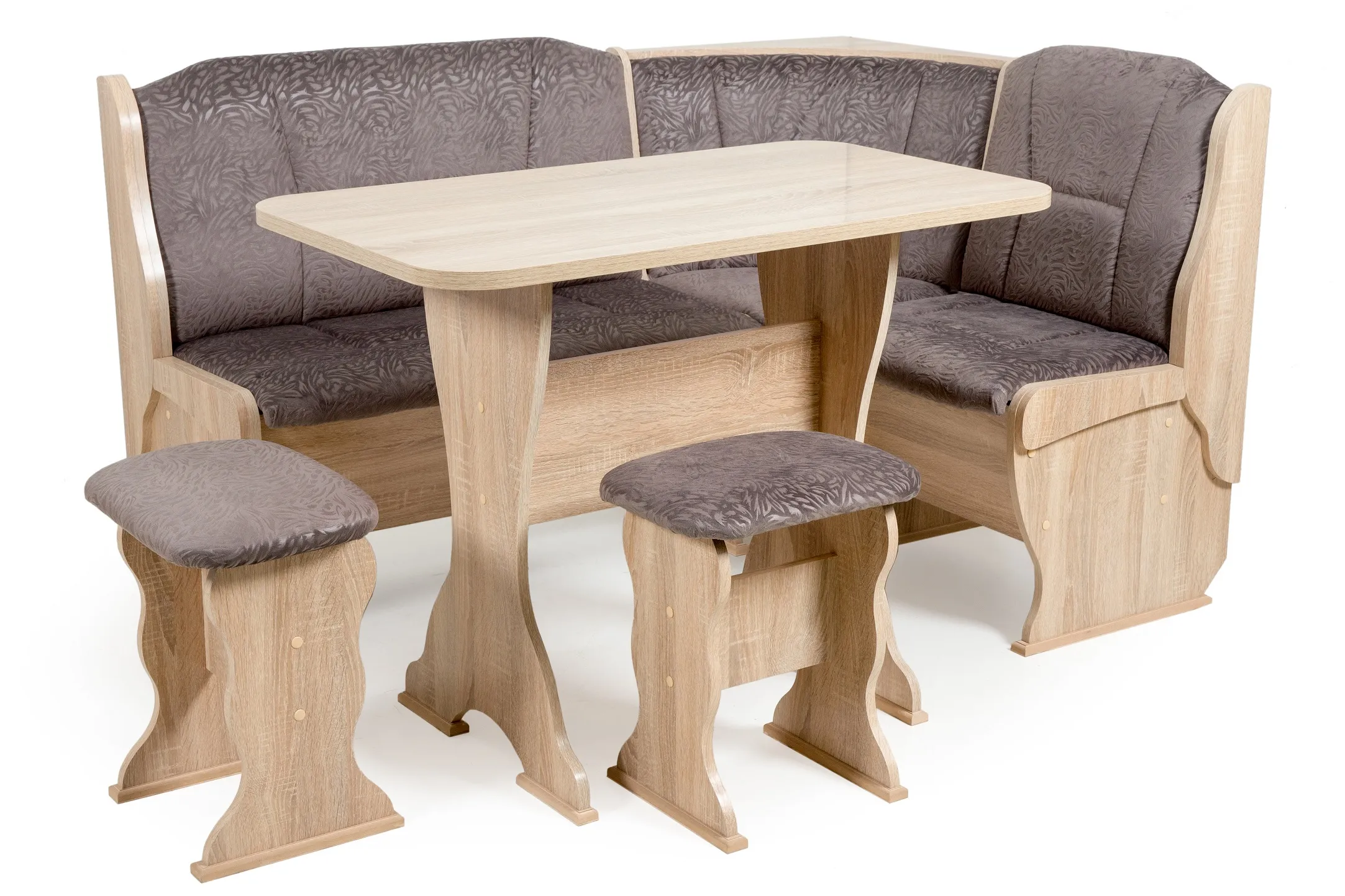 Кухонный уголок Орхидея (сонома/флок Графит)