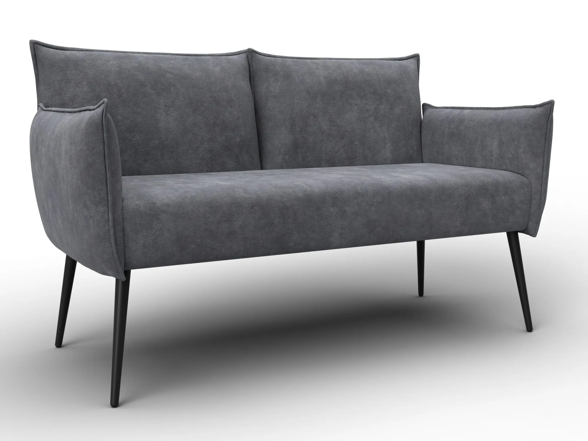 Диван прямой Лига-083 ( BRUT 16 темно-серый )