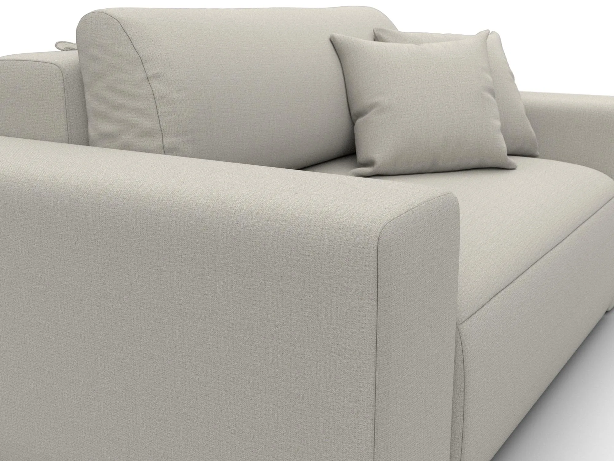 Кресло Лига-036 НПБ ( Амур бежевый )