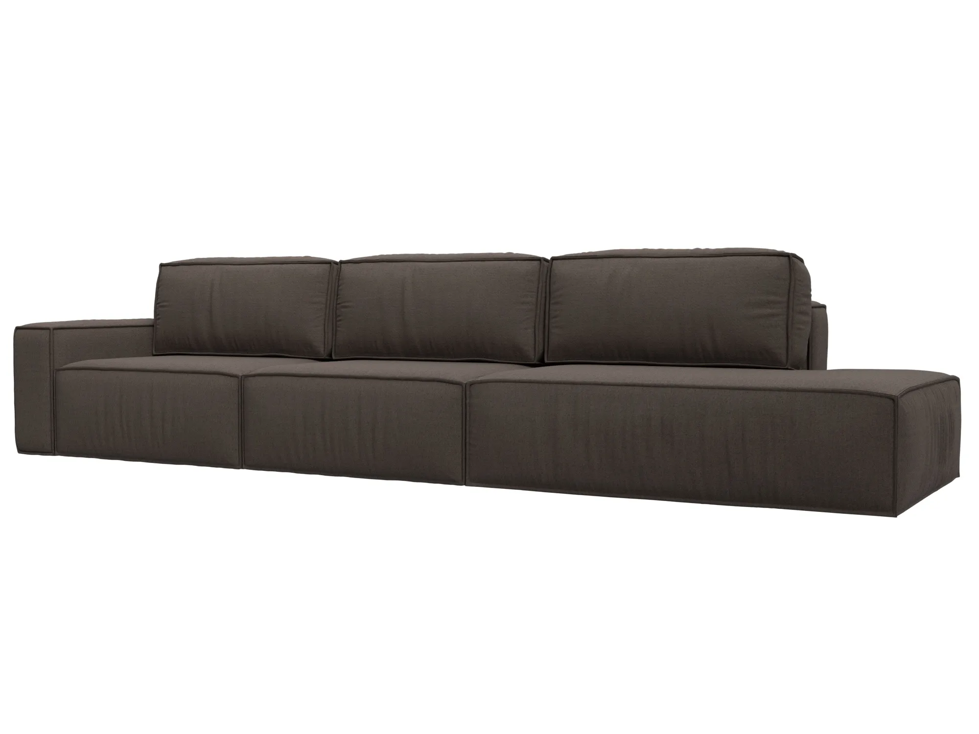 Диван прямой Прага Модерн Лонг подлокотник слева