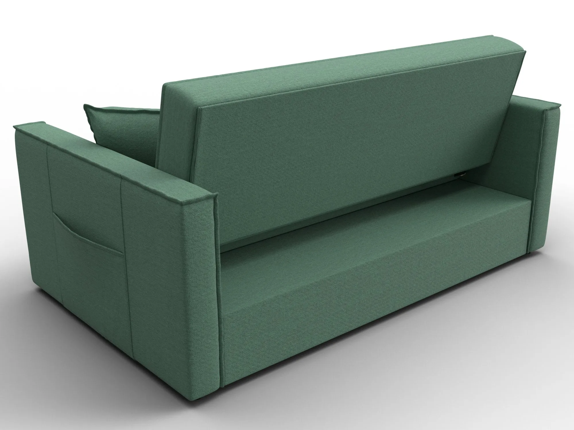 Диван прямой Лига-104 (140) ( Амур 11 зеленый )