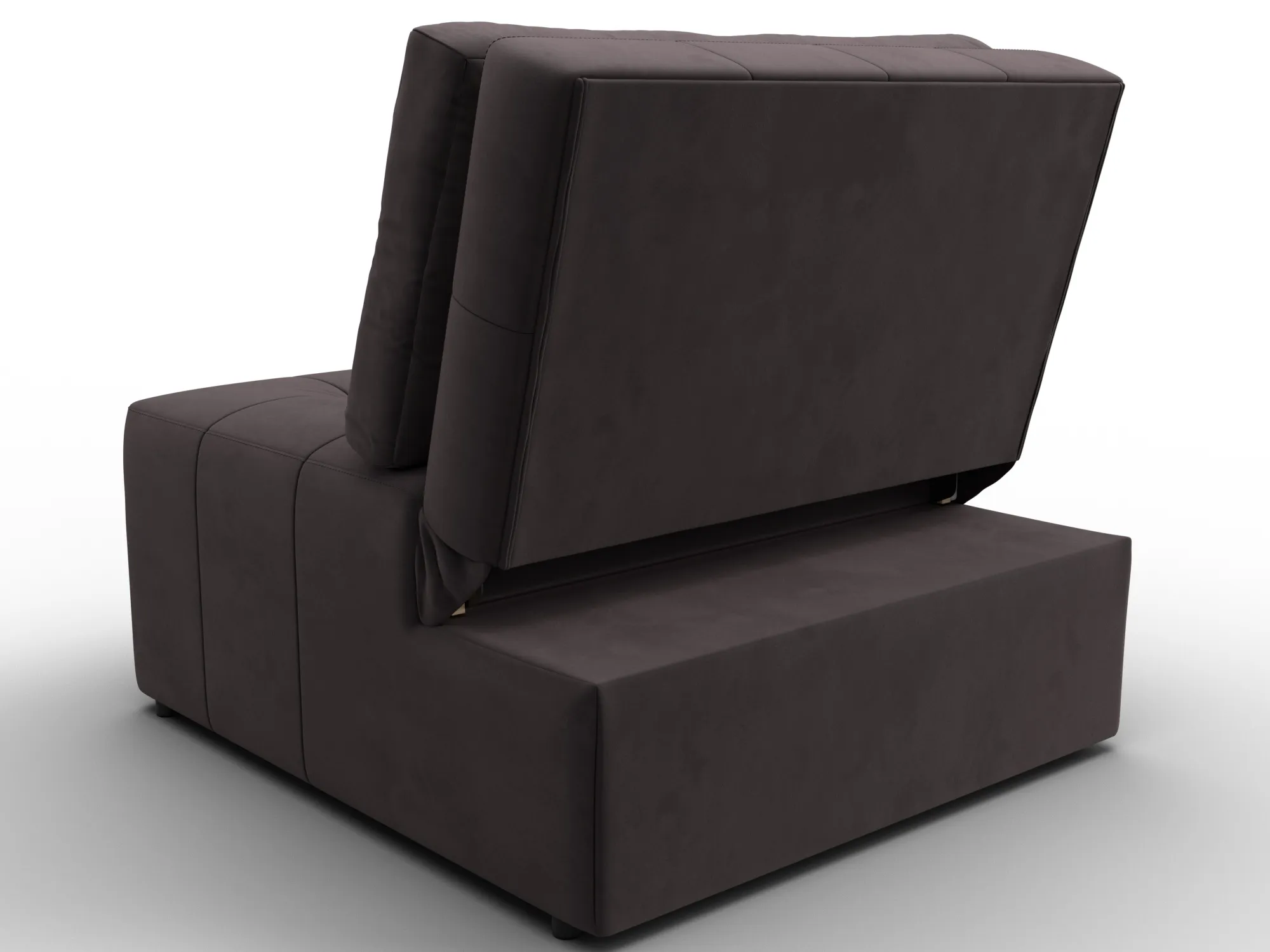 Кресло-кровать Лига-107 (80) ( SEVEN 727 коричневый )