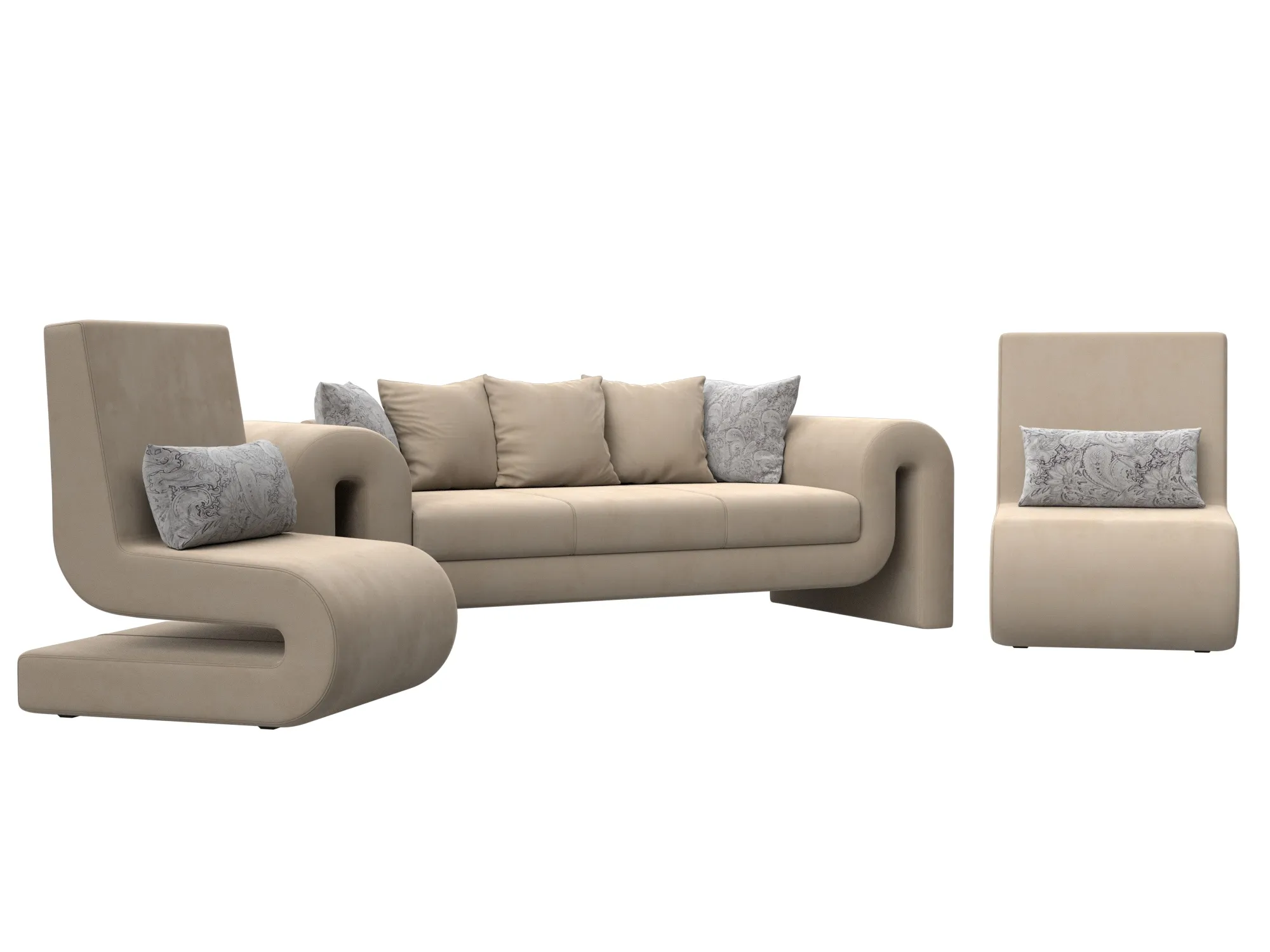 Набор Волна-1 (диван, 2 кресла)