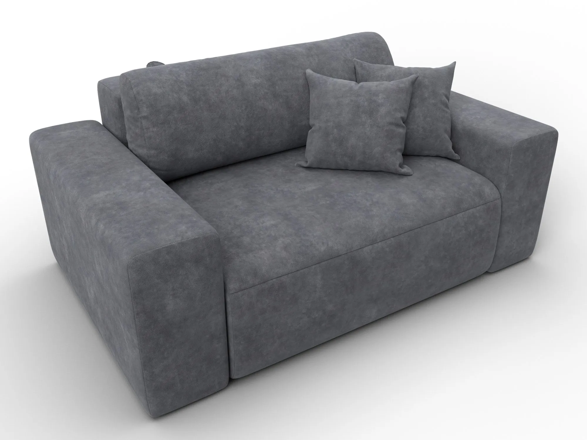 Кресло Лига-036 НПБ ( BRUT 16 темно-серый )