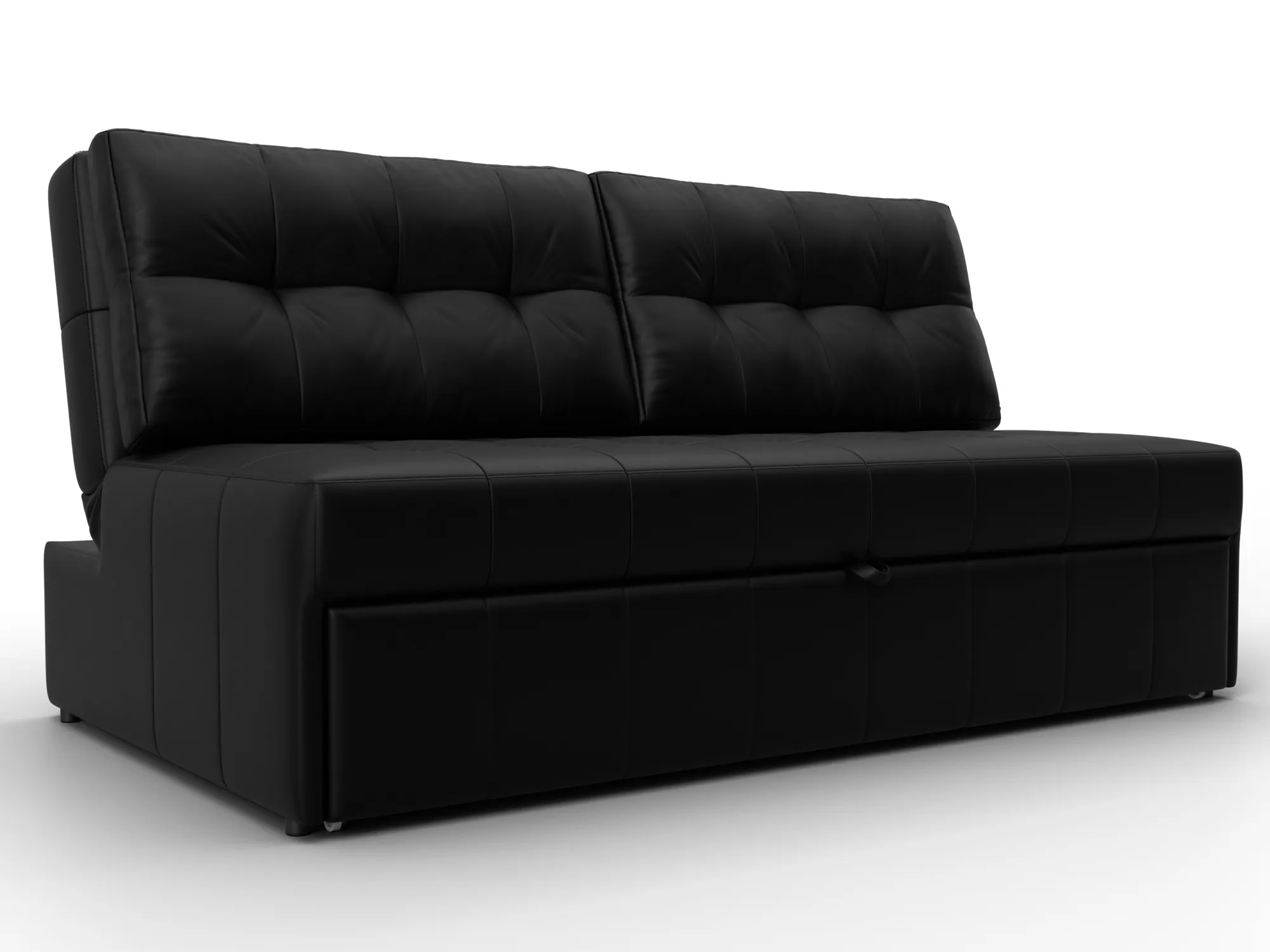 Диван прямой Лига-107 (160) ( GRIFON 18 черный )