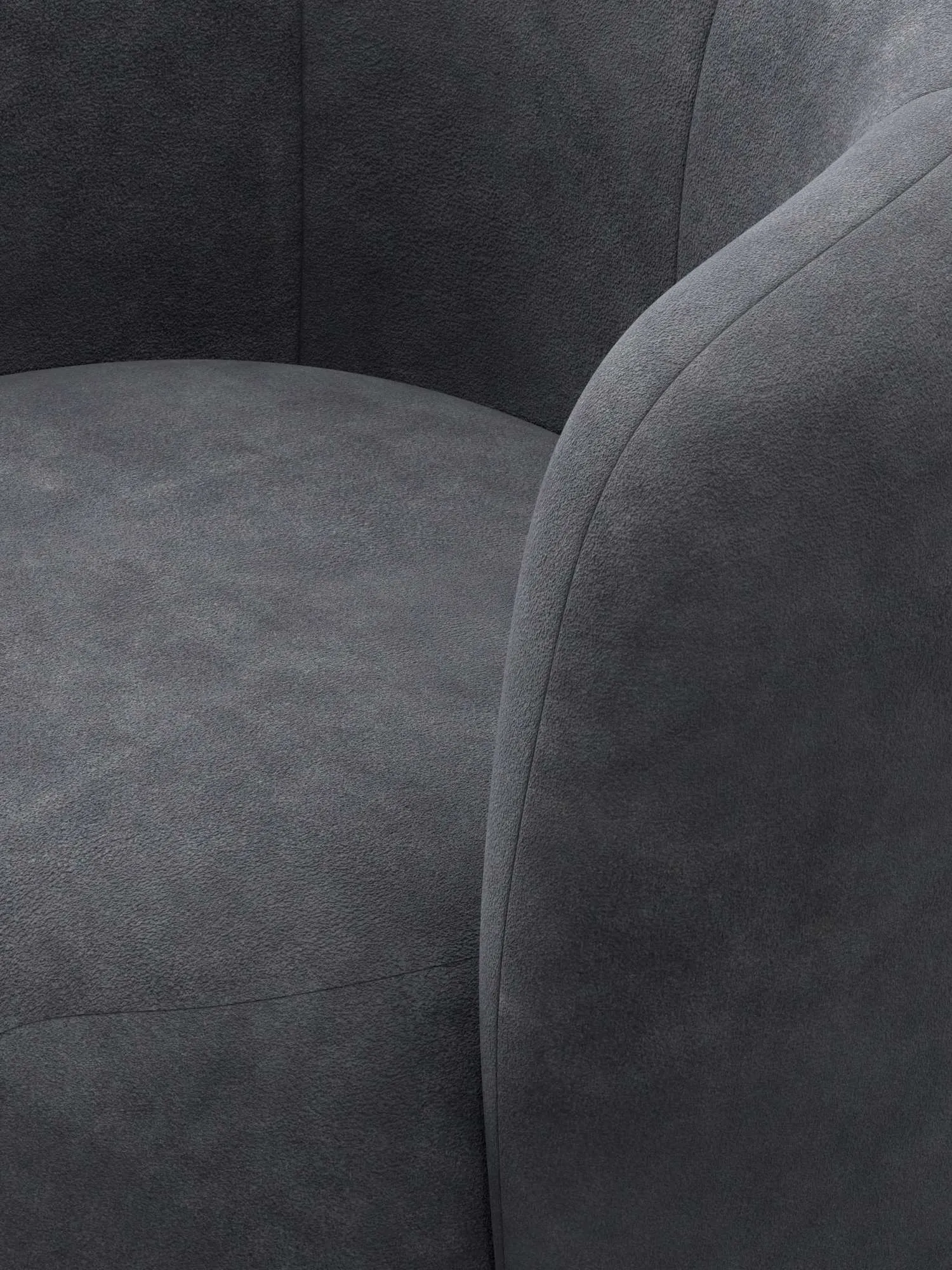 Кресло Лига-072 ( BRUT 16 темно-серый )