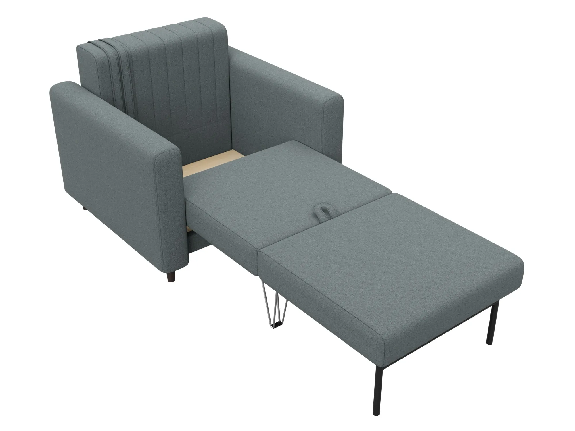 Кресло Лига-070 ( Амур 07 серый )