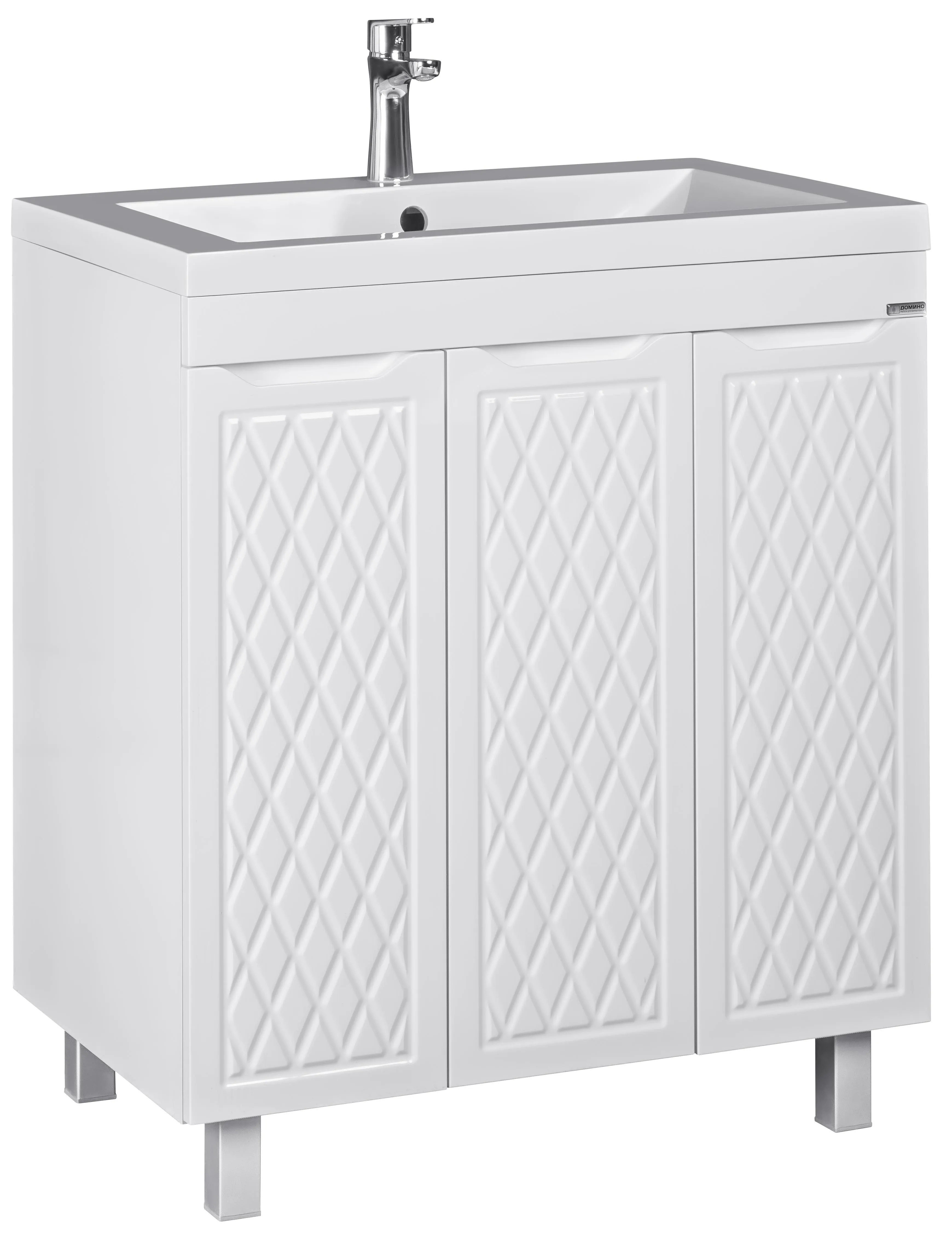 Тумба под умывальник "Andrea 75" 3D без ящика Домино