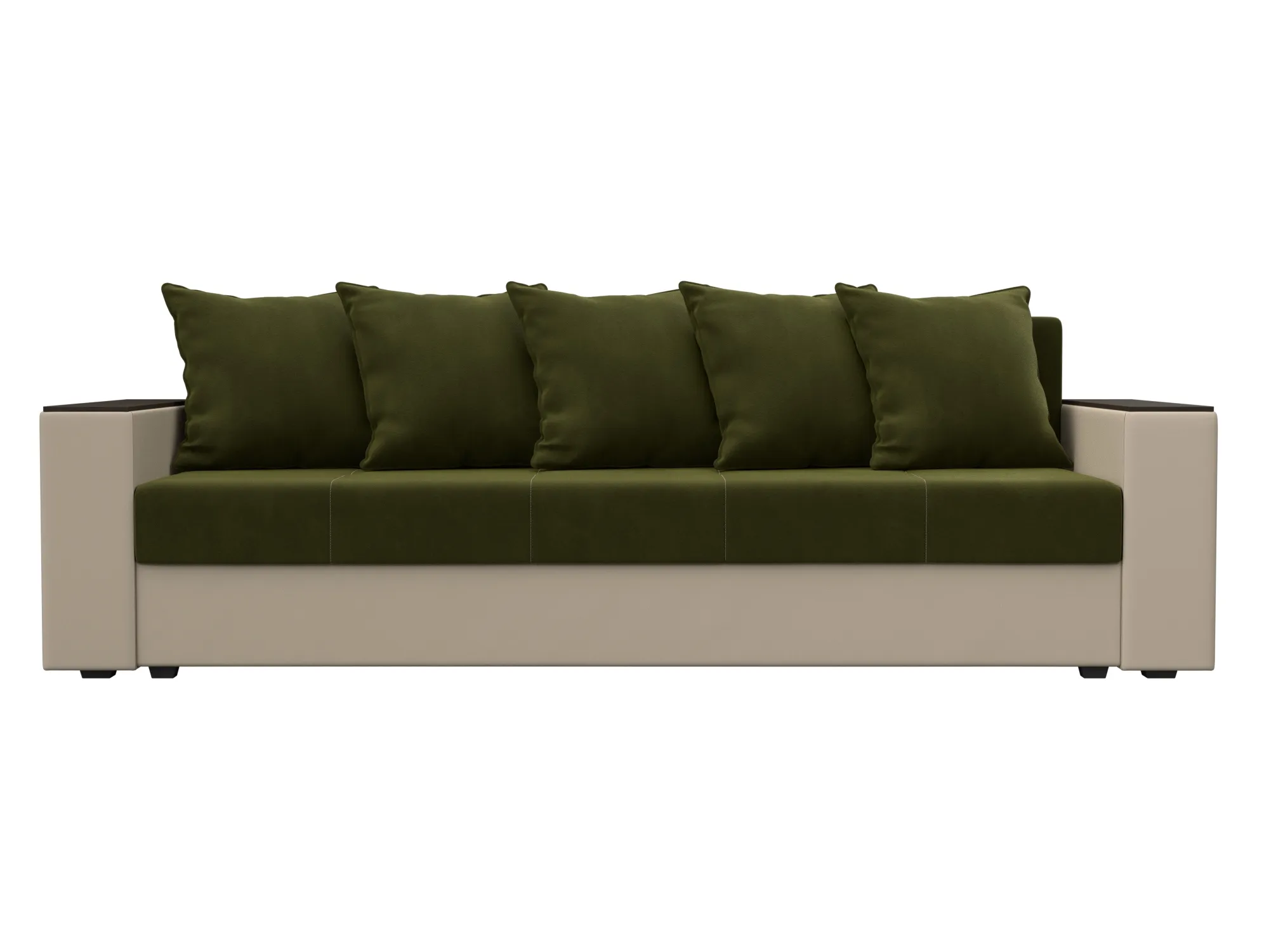 Диван прямой Дубай Лайт ( Зеленый;Бежевый )