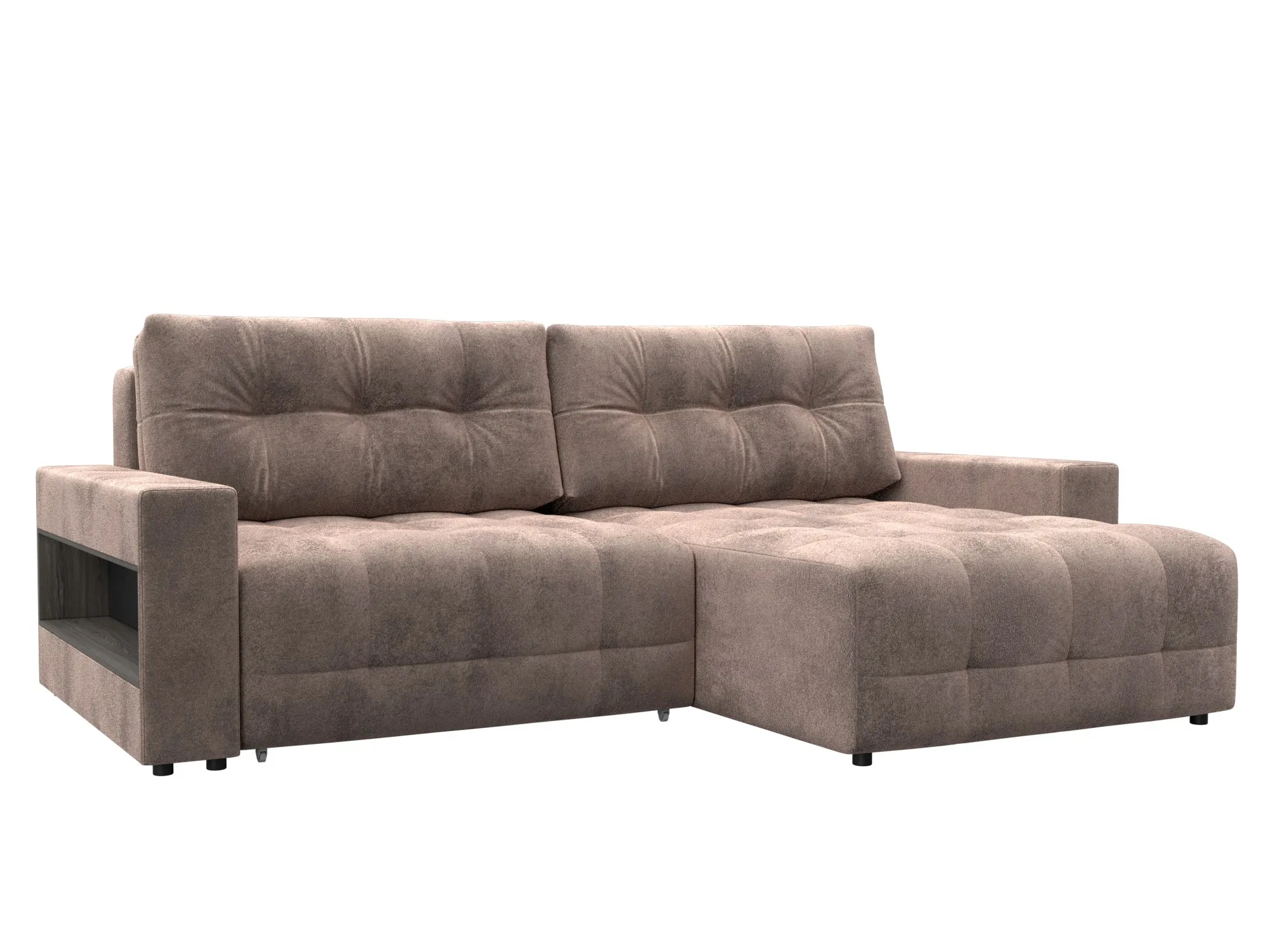 Диван угловой с полками Лига-053 НПБ