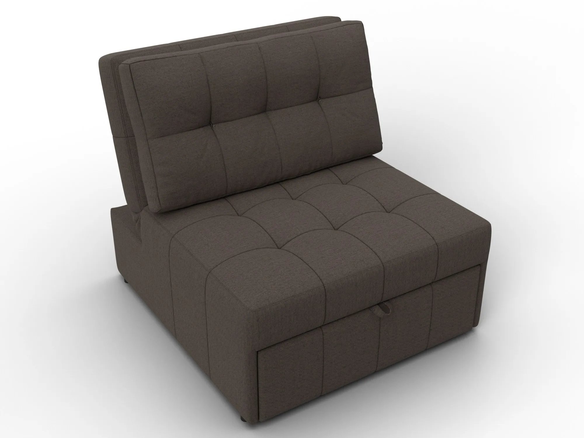 Кресло-кровать Лига-107 (80) ( Амур 05 коричневый )