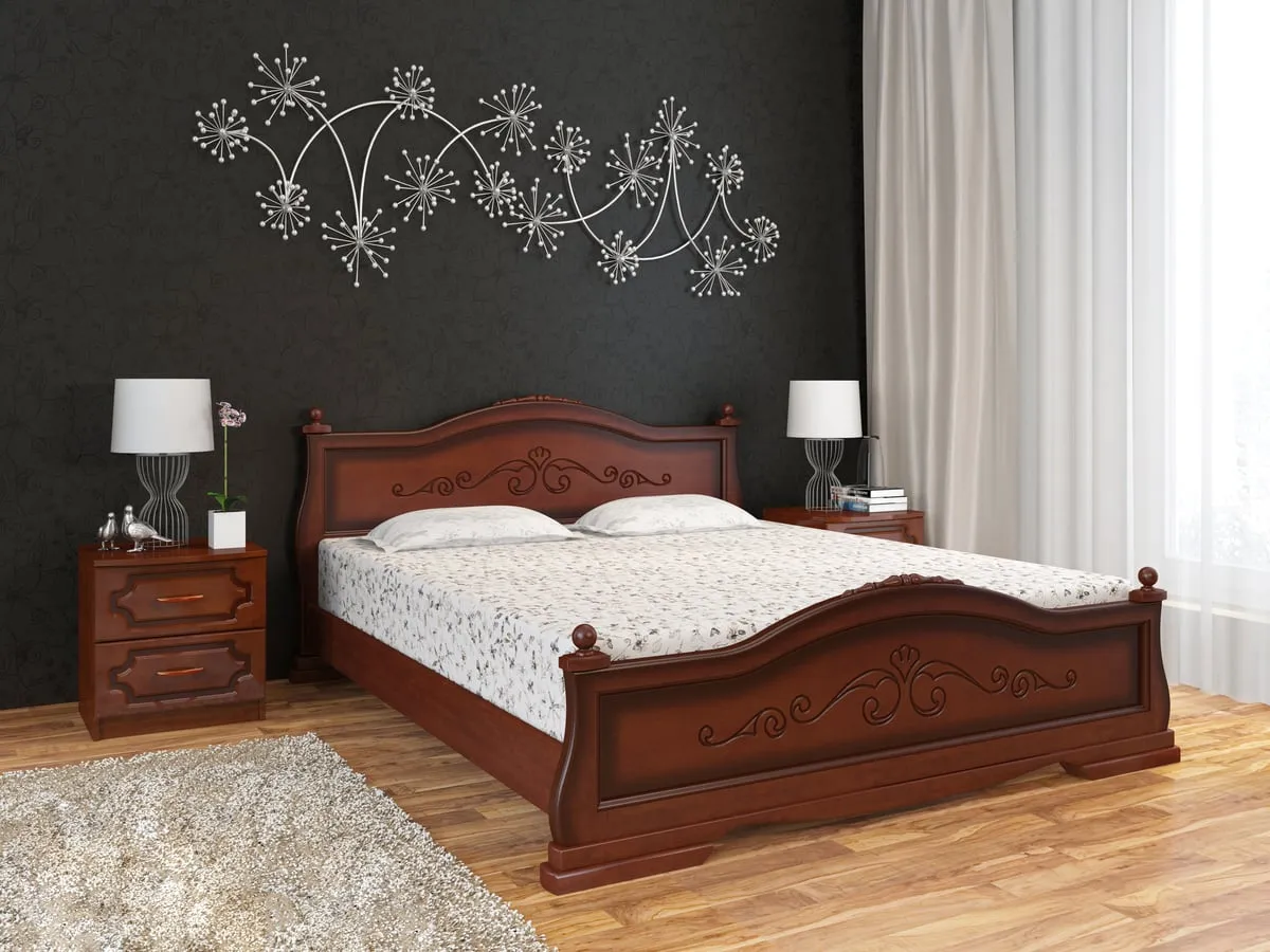 Кровать из массива Карина-1 (120*200)