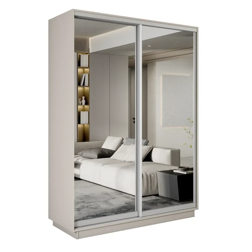 Шкаф-купе Экспресс  2-х дверный (Зеркало) 1600