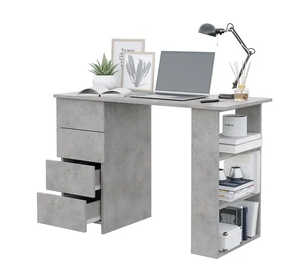 Стол письменный Асти-3 (бетон)