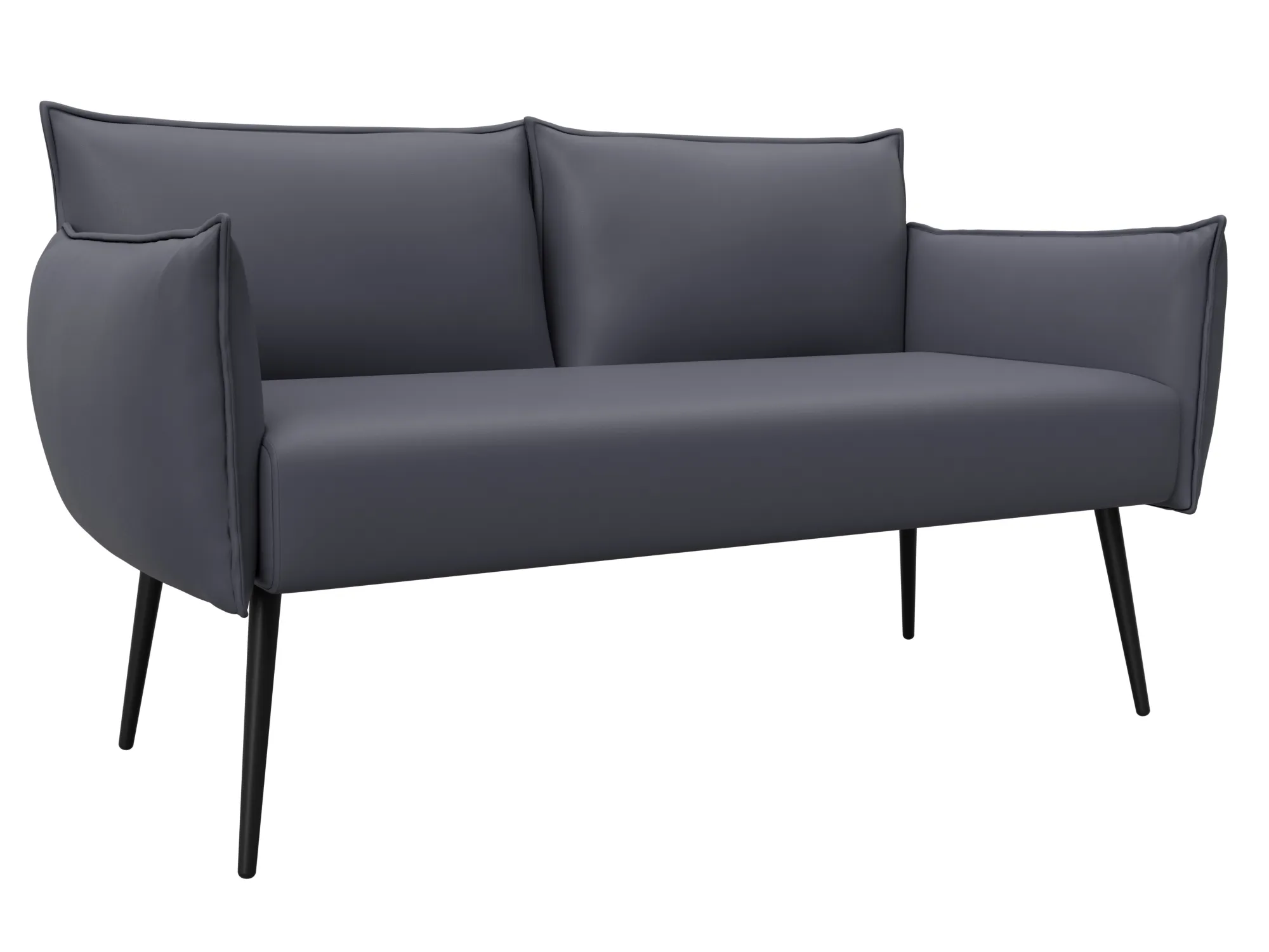 Диван прямой Лига-083 ( GRIFON 15 серый )