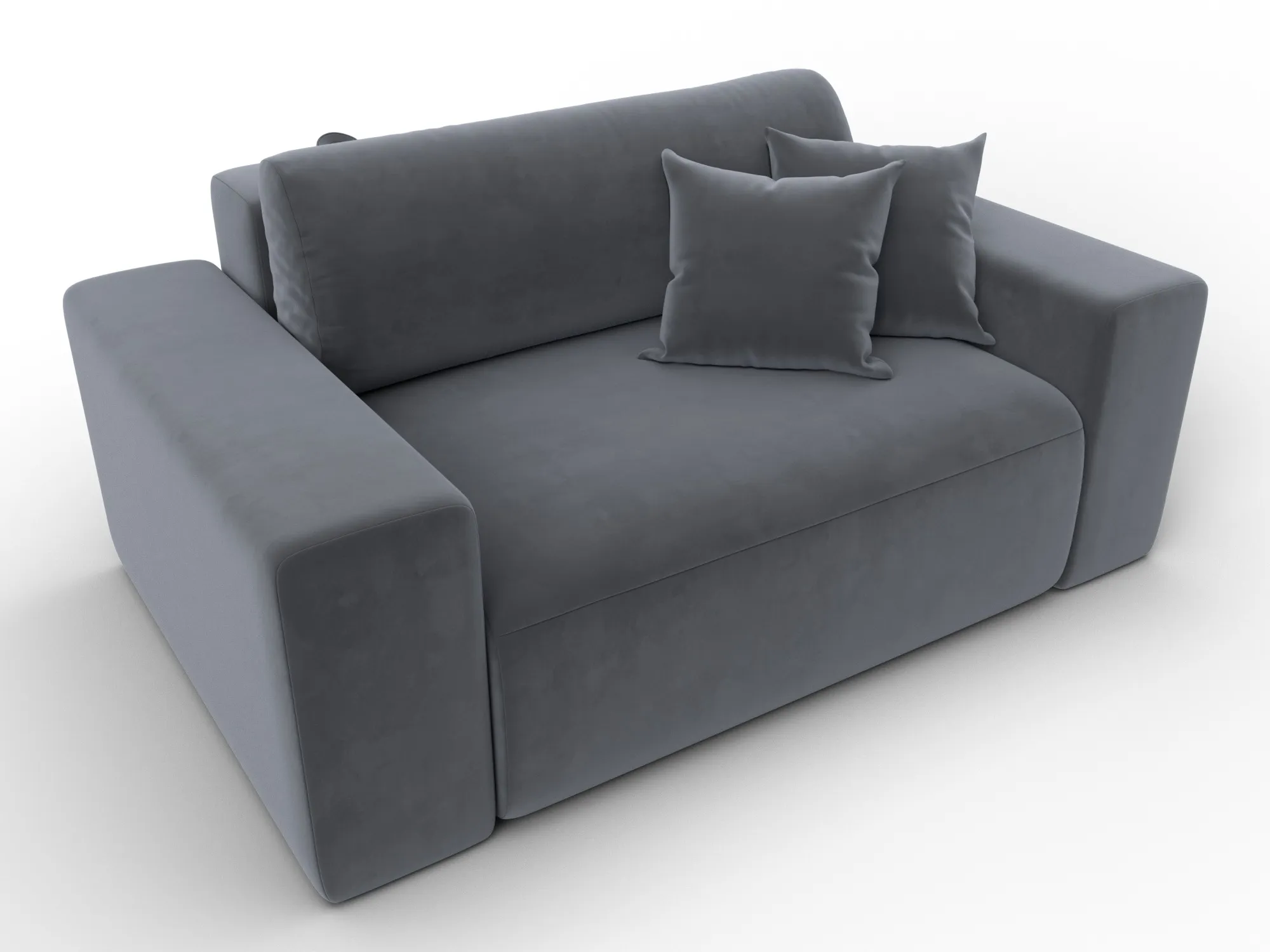 Кресло Лига-036 НПБ ( SEVEN 17 серый )