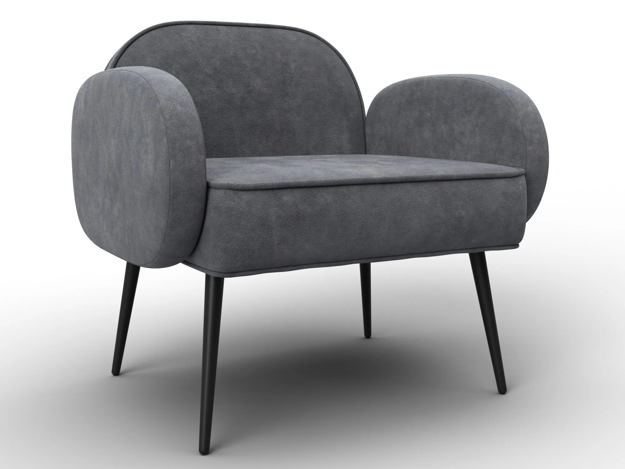 Кресло Лига-086 ( BRUT 16 темно-серый )