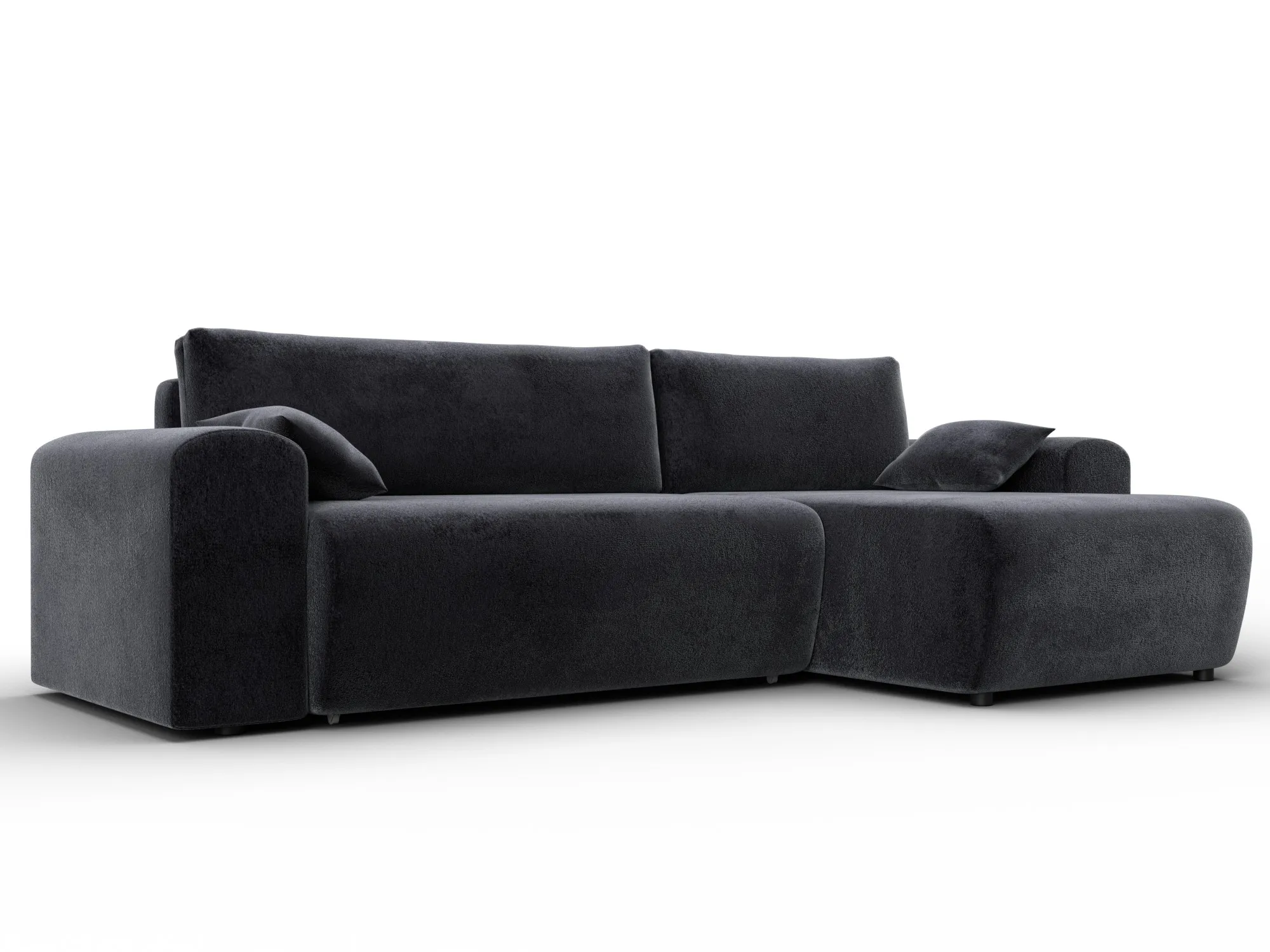 Диван угловой Лига-099 угол универсальный ( TOWER 11 темно-серый )