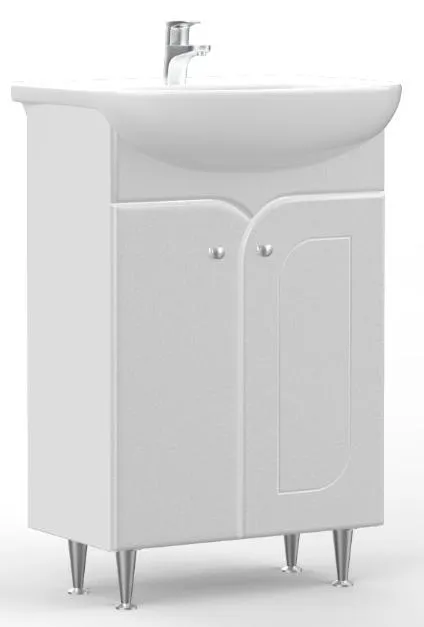 Тумба под умывальник "Уют 50 Радуга" без ящика Айсберг