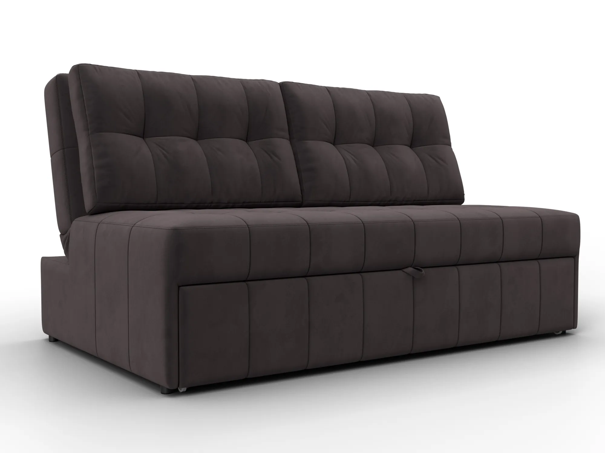 Диван прямой Лига-107 (140) ( SEVEN 727 коричневый )