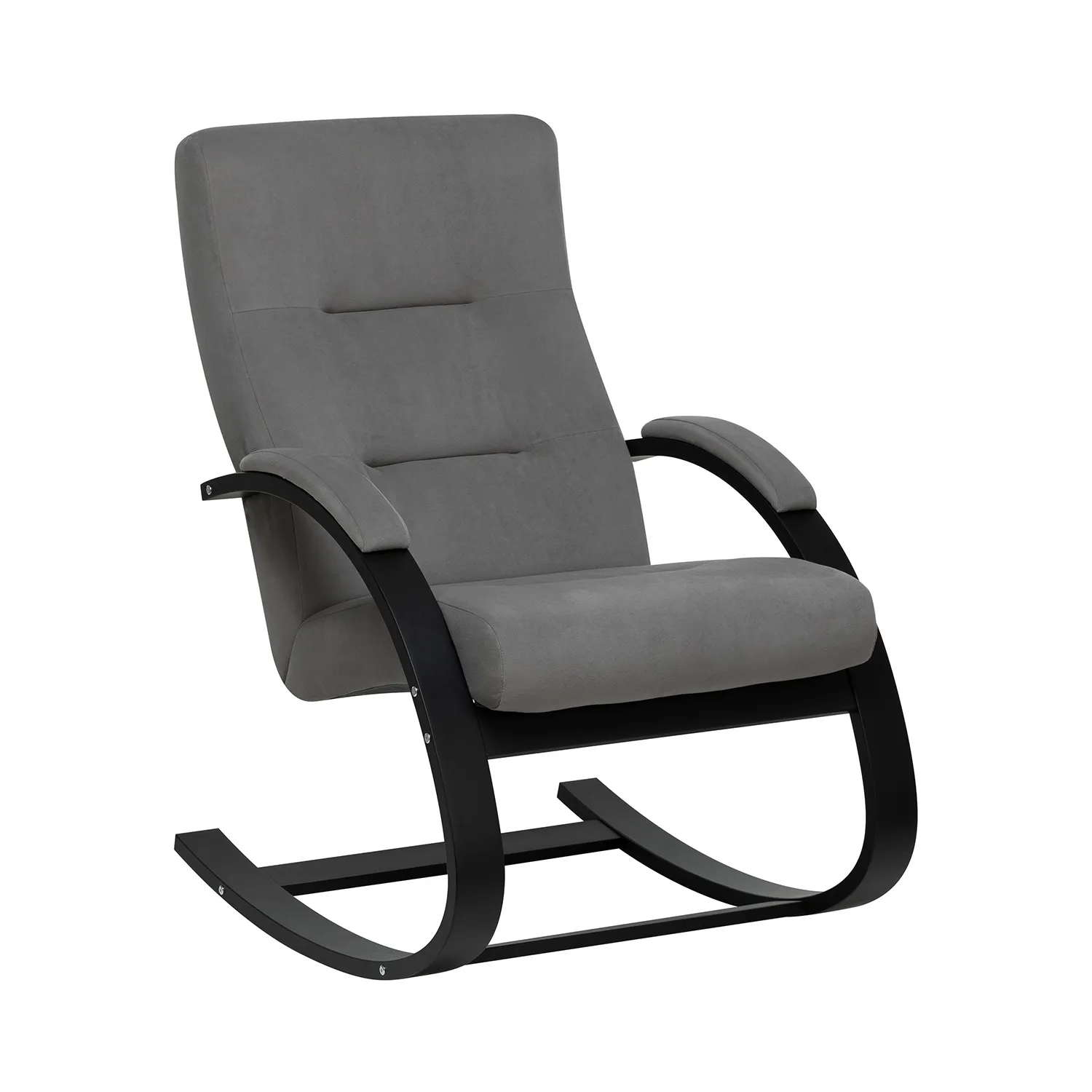 Кресло-качалка Leset Милано 2.0 (Венге/Bingo 20 (мышиный))