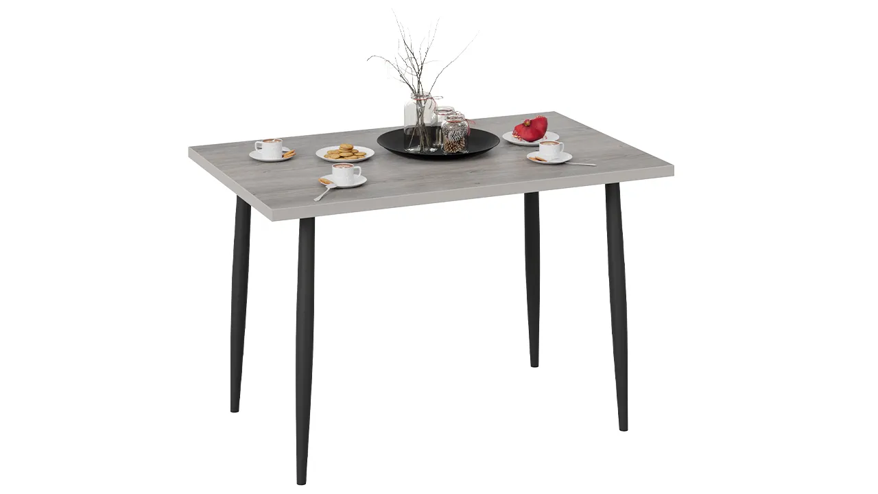 Стол Невада - ДП1-02-08 Эйприл, Черный матовый