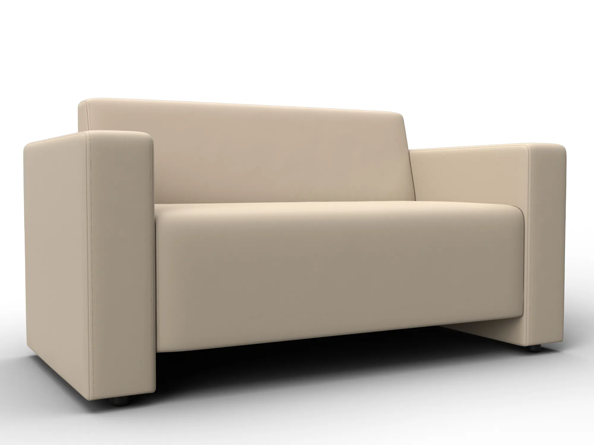 Диван прямой Лига-093 ( Бежевый )