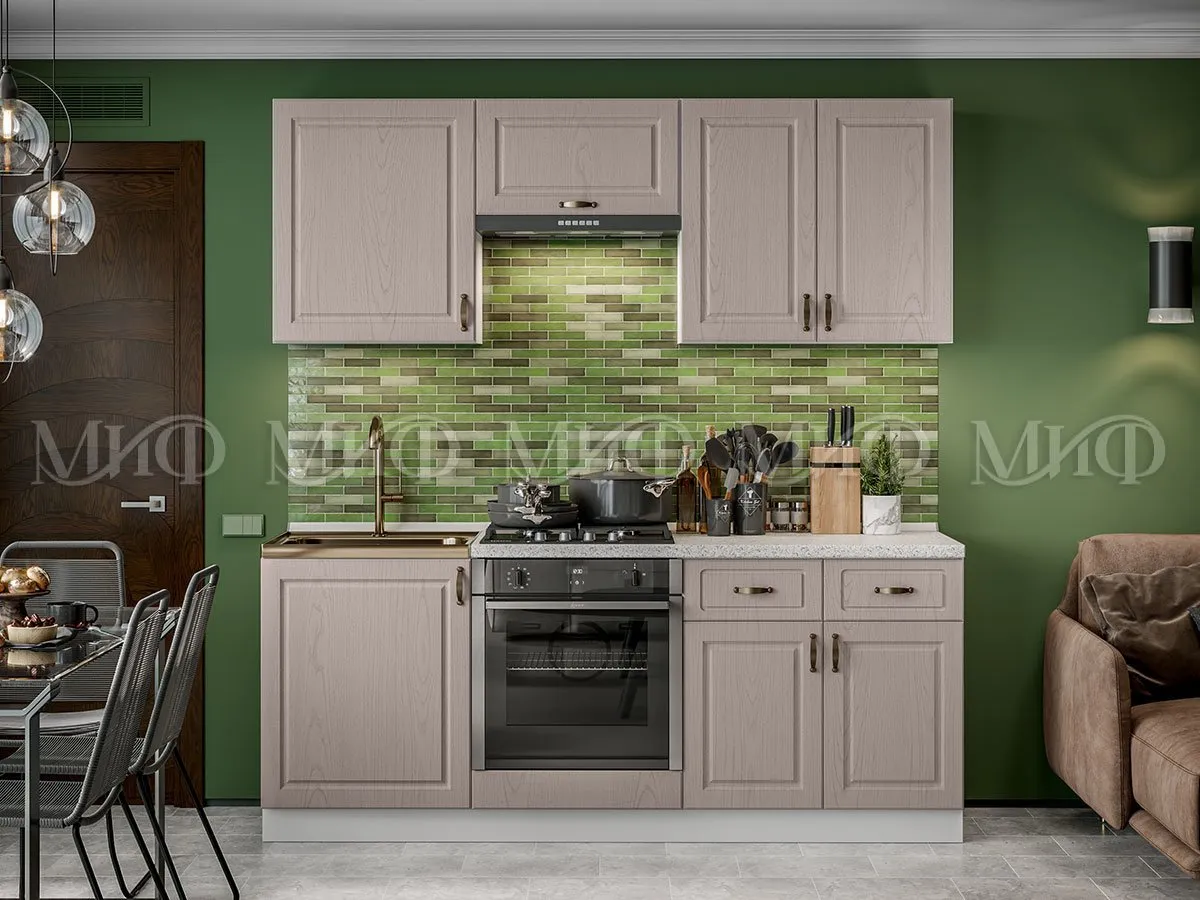 Кухня Констанция 2,0 компоновка №6 (мускат)