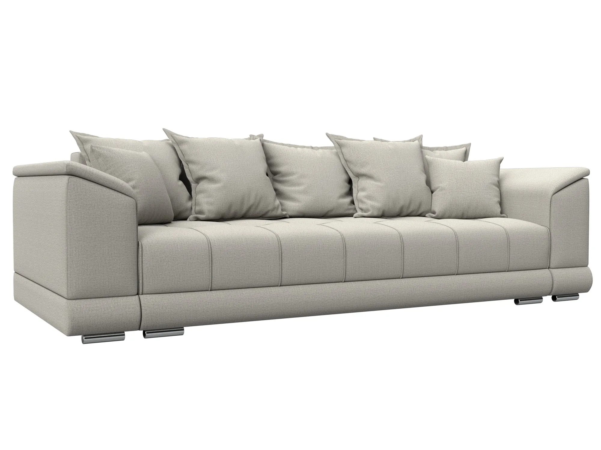 Диван прямой НордСтар НПБ ( Амур 02 бежевый )