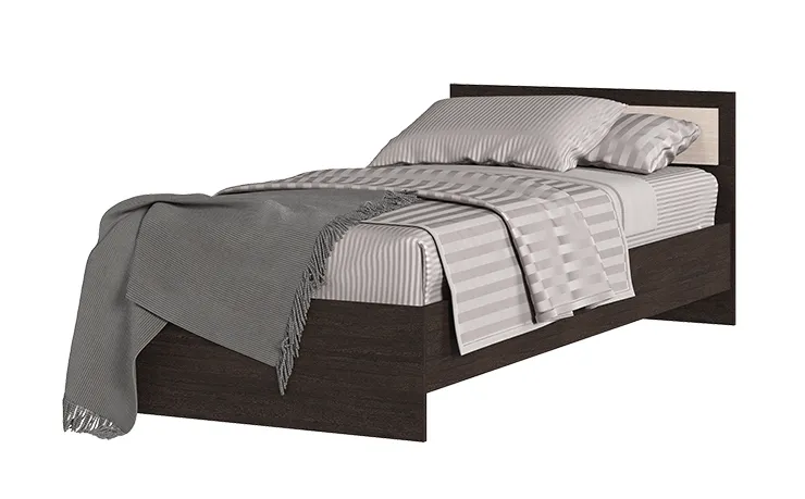 Кровать Гармония 0,9 КР-603 дуб белфорт венге