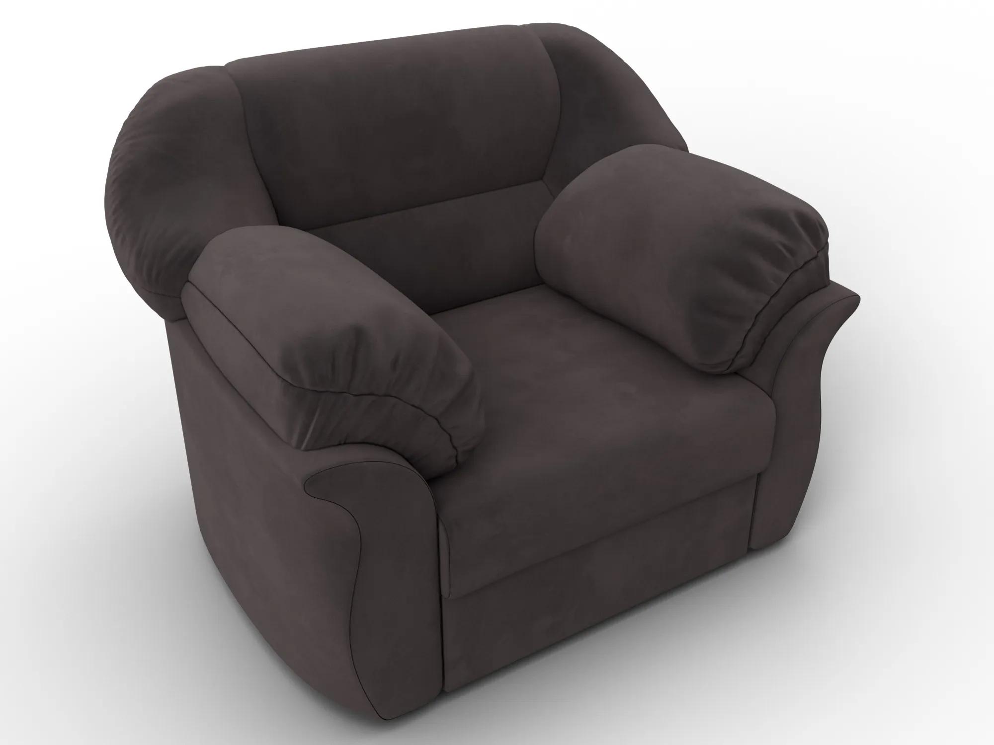 Кресло Карнелла ( SEVEN 727 коричневый )