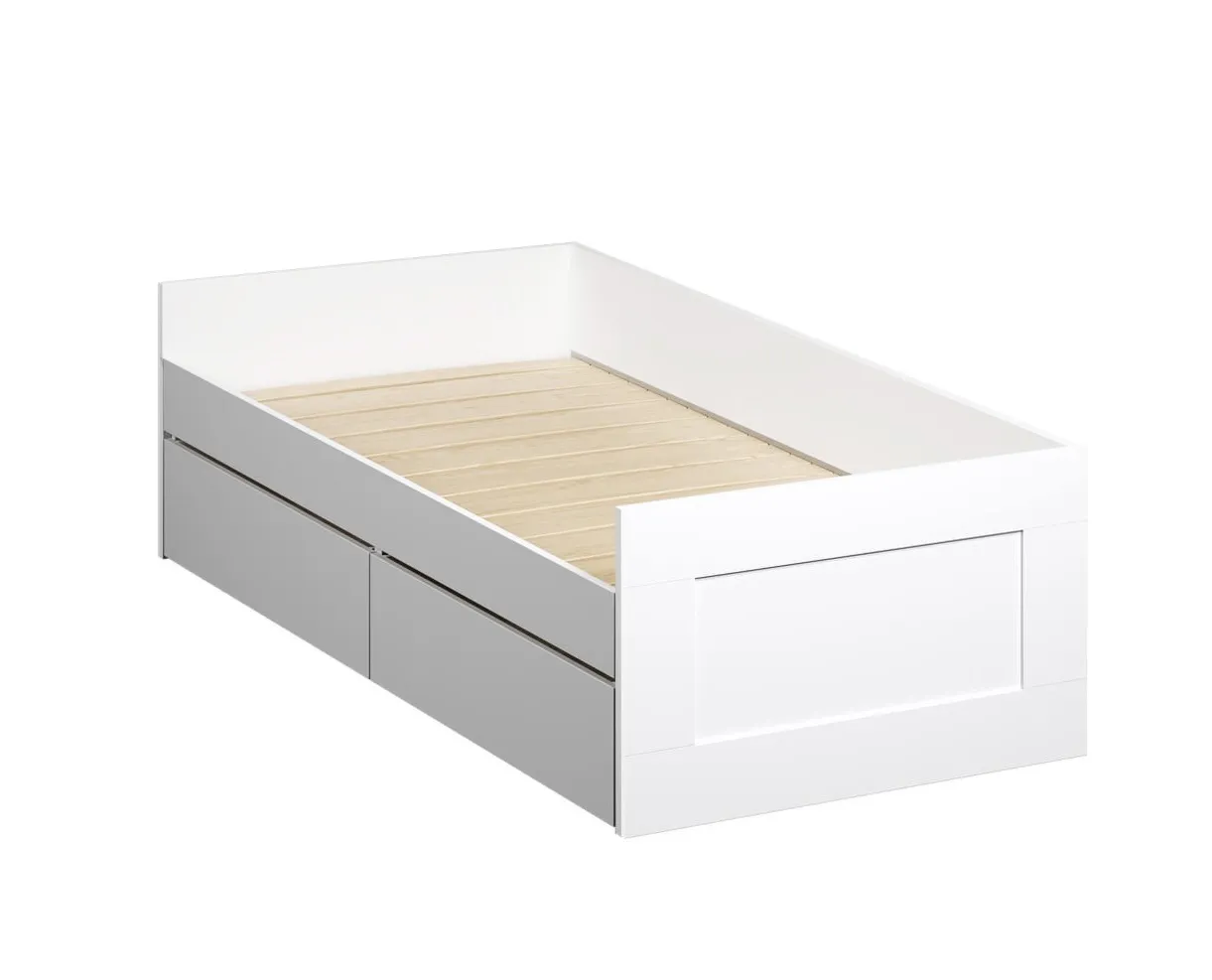 Кровать-кушетка раздвижная Сириус NEW 90*200 белая