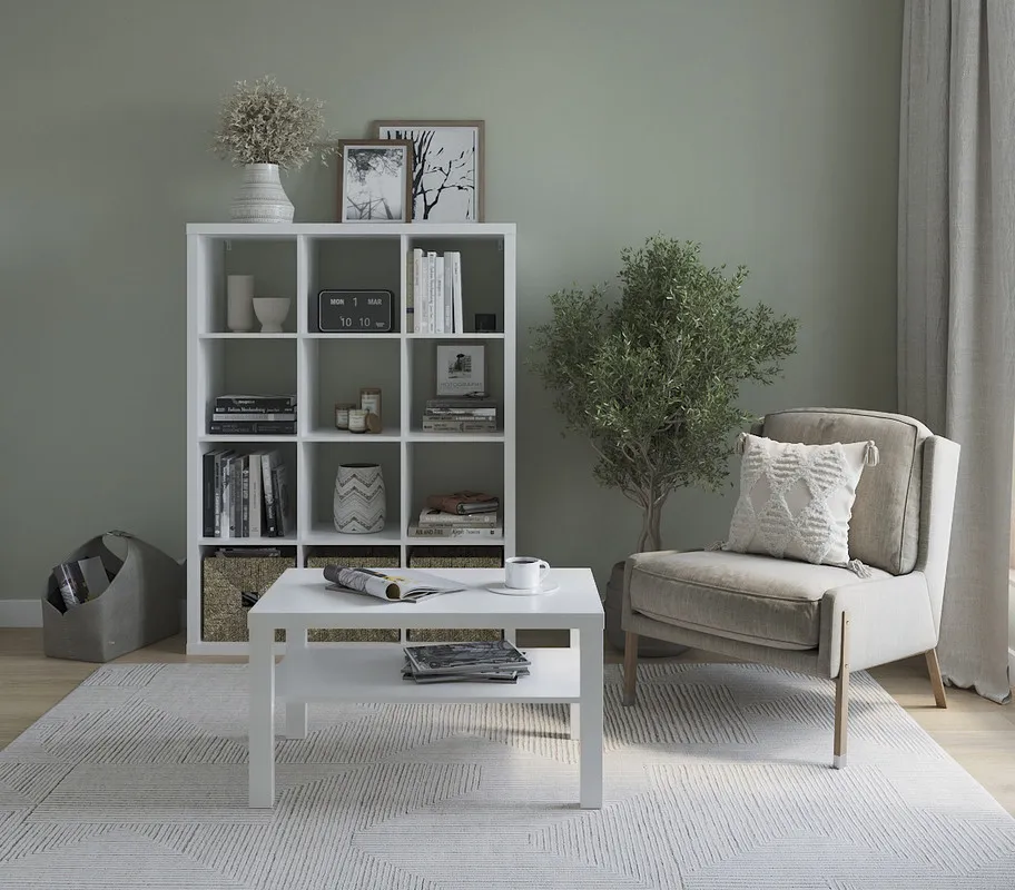 S00128 Энкель 82 журнальный cтол 82x50x45, белый