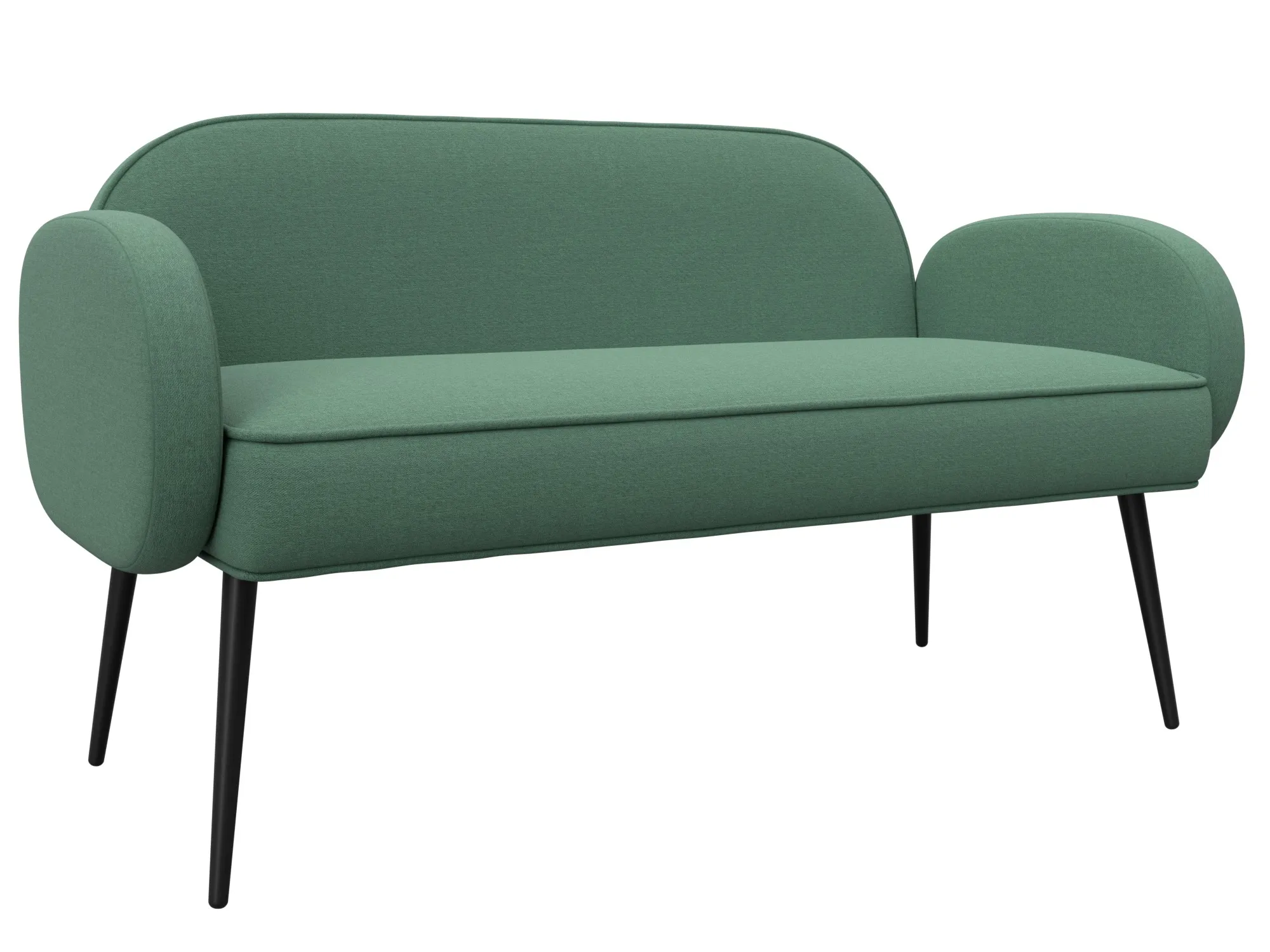 Диван прямой Лига-086 ( Амур 11 зеленый )